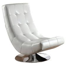 This chic armless slipper chair is upholstered in a deep and elegant dark grey fabric with a soft luxurious touch. 37 White Modern Accent Chairs For The Living Room Home Stratosphere