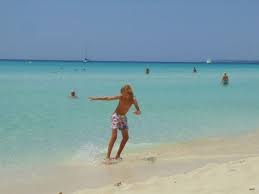 Kid Playing At Es Trenc Mallorca Nude Beach Spain X Days In Y