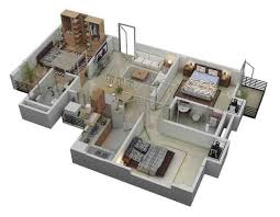 30 Denah Rumah Minimalis 3 Kamar Tidur 3d Tiga Dimensi Fimell Denah Rumah Kecil Denah Lantai Rumah Dan Kamar Tidur Mewah