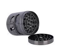 60MM 4 Piece Zinc Alloy Herb Grinder with viewing window ...