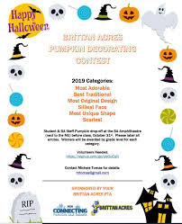 Halloween decorating contest rules, info & entries! Brittan Acres Elementary