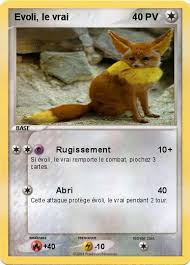 Notre monde est peuplé de dessins de pokémon, des monstres de poche qui vivent en parfaite harmonie avec les humains. Pokemon Evoli Le Vrai