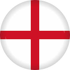 Die flagge englands stellt ein rotes georgskreuz in weißem feld dar, seine breite ist ein fünftel der höhe der flagge. Button England Flagge O 50 Mm