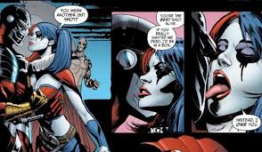 Deadshot komiksy dc comics dc universe karykatura postacie z anime heroes cinema plakat. Legion Samobojcow A Wiec Historia Milosnego Trojkata