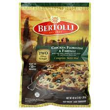 Bertolli classic skillet meal chicken florentine & farfalle. Bertolli Complete Skillet Meal Chicken Florentine Farfalle 48 Oz Instacart