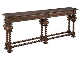Hekman Furniture 27720 Twisted 6 Leg Console Table 6 Hekm Wood Console Table Wood Console Console Table