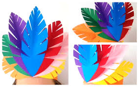 Abenaki headbands lenape indian headbands. Make A Fun Indian Paper Feather Headpiece Mocka Au
