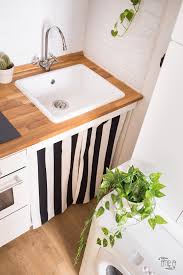 Diy plumbing repair is best done as a temporary fix. Cute Hidden Storage Idea 9 Diy Sink Curtains Shelterness