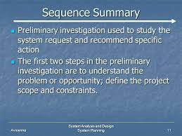 System Planning Preliminary Investigation Overview Ppt Video Online Download