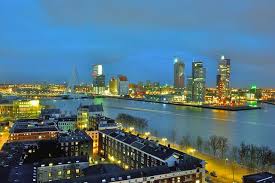 Skyline Port Of Rotterdam The Netherlands Rotterdam Rotterdam Skyline Skyline