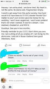 Maybe you would like to learn more about one of these? Viral Facebook Post Features The Worst Bride The Mary Sue