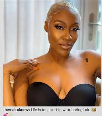 Coko from #SWV did a thing. She did the #bigchop. #QueensofRnB