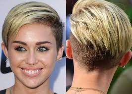 Miley Cyrus Undercut Capelli Acconciatura Corta Stili Di Capelli Corti Pixie