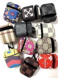 Hard Plastic Airpod Case With Custom Printed Graphic And Cutout At Bottom For Charging Clip Included Airpod Case Luxury Iphone Cases White Iphone Case