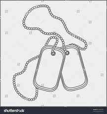 Learn how to draw military dog tags drawing. Dog Tags Drawing Royalty Free Stock Vector 33493387 Avopix Com