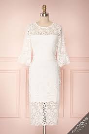 Sayanie White Lace Dress Lace White Dress White Cocktail Dress Beautiful Cocktail Dresses