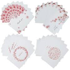 We have beautiful thank you card designs created to match any style baby shower. 4 Design Of 40 Blank Thank U Greeting Notes Card With Envelopes And Stickers Thank You Cards 3 15 X 4 72 Inches For Wedding Valentines Day Baby Shower Anniversary Thank You Stationery Office Supplies