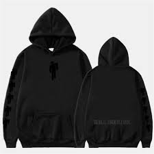 New Billie Eilish Fashion Print Hoodies Hoodies Hoodie Print Girls Black Hoodie