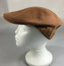 Kangol Mens L Brown Cotton Classic Rain 507 Cap Hat Kangol Flatbrim Rain Kangol Caps Hats Hats