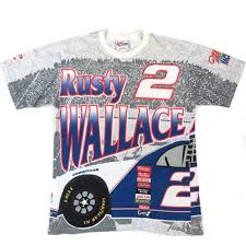 Find many great new & used options and get the best deals for action 2002 ford taurus #2 rusty wallace miller lite 1:24 diecast car at the best online prices at. Vintage 90s Nascar Rusty Wallace T Shirt Gem