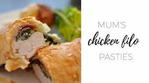 If using fresh sage use one whole large leaf for each breast. Chicken Filo Pasties Or Parcels Filled With Prosciutto Cheese And Spinach