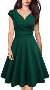 Amazing Offer On Missmay Women S Vintage Cocktail Party Half Sleeve Boat Neck Swing Dress Online Everyday Dresses Cheap Homecoming Dresses Dresses