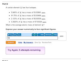 Then, calculate the average atomic mass by considering the mass and abundance of each isotope. What Is The Average Atomic Mass Of Element X To The Nearest Hundredth Of An Atomic Mass Unit