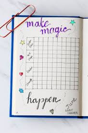 Unicorn Bullet Journal Theme Meraki Mother Habit Tracker Bullet Journal Bullet Journal Bullet Journal For Beginners