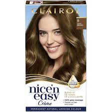 When matching warm brown hair colors to your features, it is your eyes that will decide the best shade. Clairol Nice N Easy Permanent Women S Hair Colour Dye Shade 6 Light Brown Ozaroo