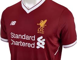 2017 2018 liverpool new balance home kit #25 shirt jersey 125th anniversay. New Balance Liverpool Home Jersey 2017 18 Soccer Master