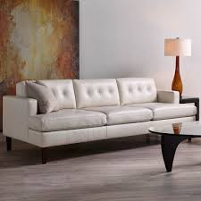 Tribeca Sofa By American Leather Low Seat High Leg Button Tufting Custom Modern Sofa Luxury Couch Sofa Styling