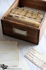 Diy Recipe Box Recipe Box Diy Magnolia Home Decor Home Decor Catalogs