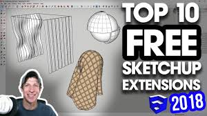 The Top 10 Free Sketchup Plugins Of 2018 Youtube