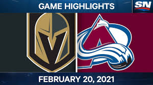 Get a recap of the vegas golden knights vs. Nhl Game Highlights Golden Knights Vs Avalanche Feb 20 2021 Youtube
