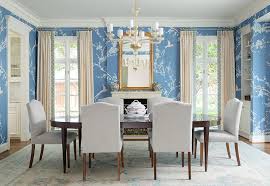 Maybe you would like to learn more about one of these? Chinoiserie Style Dining Room With Limestone Fireplace Transitional Dining Room