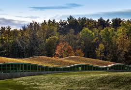 Architecture Hotchkiss Biomass Power Plant Ingenious Power Plant Design Exhibiting A Green Undulating Profile In Usa Green Roof Biomass Energy Centerbrook