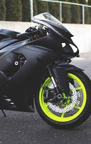 Muscular Neon Style Sports Bikes Motorcycles Matte Motorcycle Super Bikes