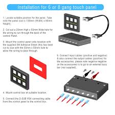 Mimimmo commented on the deck mario braghi. 12v 24v Slim Compact 8 Gang Led Touch Switch Panel Control Box Boat Caravan Ebay