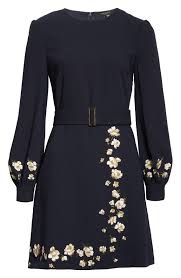 Ted Baker London Pearl Floral Long Sleeve Dress Nordstrom Long Sleeve Dress Long Sleeve Floral Dress Dresses