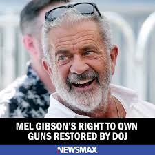 The U.S. Justice Department will allow actor Mel Gibson to own guns again,  despite his 2011 conviction