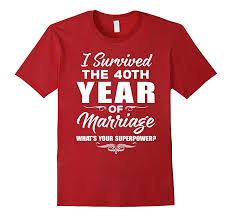 Looking for 40th wedding anniversary gifts that reflect your love? I Survived T Shirt 40th Wedding Anniversary Gift Ideas Vaci Vaciuk