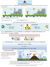A Cartoon Guide To Physics Momentum Angry Bird Special Physics Lessons Momentum Physics Introduction To Physics