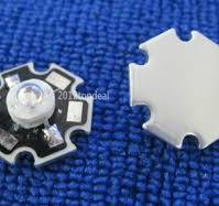 1W 3W 365nm UV LED ultraviolet LED chip light High Power bead with 20mm  star pcb | eBay