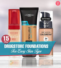 15 best drugstore foundations for every skin type