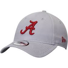 Alabama Crimson Tide New Era Relaxed 49forty Fitted Hat Charcoal Alabama Crimson Tide Crimson Tide Fans Fitted Hats