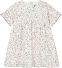 Multicolored flower graphic illustration, watercolour flowers watercolor painting pattern, blue watercolor floral seamless background material, watercolor leaves, leaf, floral png. Petit Bateau Dress Volant Short Sleeves Floral Pattern Marshm Multicolor 53515 01 Online At Papiton