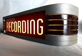 Recording Accent Studio Lamp Metallic By Outoftheblueshed On Etsy Warning Lights Led Light Strips Strip Lighting