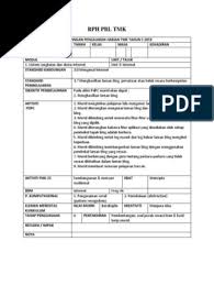 Contoh rph matematik tahun 3 kssr semakan 2019. Rph Pbl Tmk