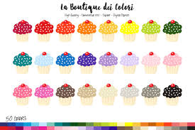 Download it free and share your own. 50 Rainbow Cupcake Clip Art By La Boutique Dei Colori Thehungryjpeg Com