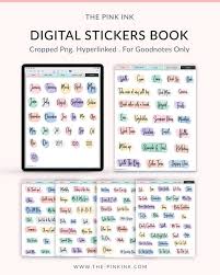 Digital Stickers Digital Planner Sticker Digital Sticker Etsy Digital Sticker Digital Planner Planner Stickers